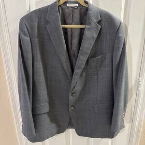 Lauren Ralph Lauren Men’s 2 Button Suit Jacket Blue/Black Houndstooth Size 48R